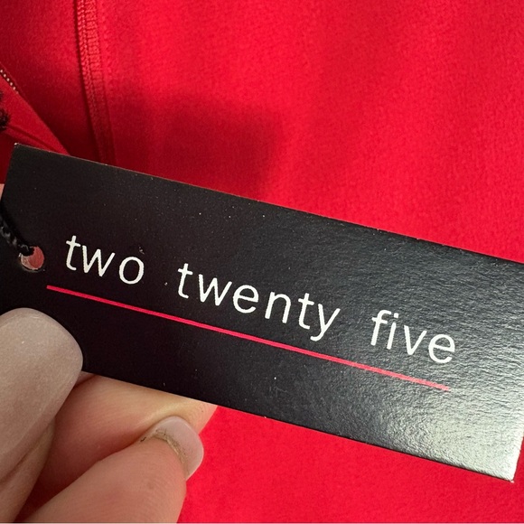 TWO TWENTY FIVE 100% Silk Trousers w/ Paisley Cuffs in Red Size 14 -- BEAUTIFUL! - Picture 5 of 7